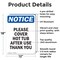 Signmission Please Cover Hot Tub After Use Thank You, 12 in W x Rectangle, Aluminum OS-2PACK-NS-A-1218-V-17359 - alternate 4